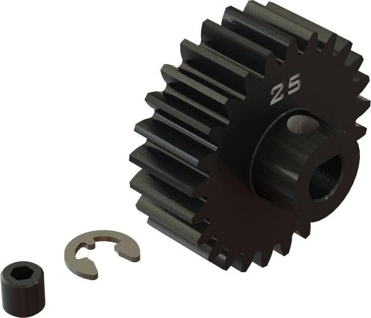 Arrma Steel Safe-D Pinion Gear, 25T Mod1 1 Arrma Steel Safe-D Pinion Gear, 25T Mod1