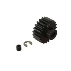 Arrma Steel 21T Mod1 Safe-D8 Pinion Gear, 8mm Motor Shaft