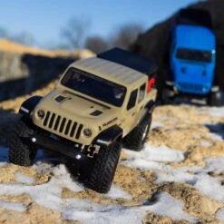 Axial SCX24 Jeep JT Gladiator 1/24 4WD RTR Rock Crawler, Beige -Toy Model Store axial axi axi00005t1 04