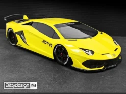 Bittydesign Jota 1/7 Supercar Clear Body (Felony/ Infraction) -Toy Model Store bittydesign bdy bdygt7 jta 03