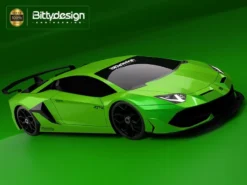 Bittydesign Jota 1/7 Supercar Clear Body (Felony/ Infraction) -Toy Model Store bittydesign bdy bdygt7 jta 05