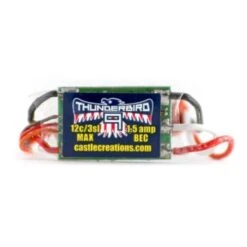 Castle Creations Thunderbird Brushless ESC, 9 Amp, 15V
