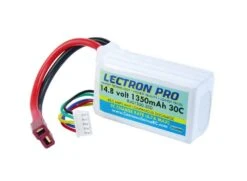 Common Sense RC LiPo Battery 1350mAh 30C 14.8V (4S) With Deans Connector