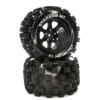 Duratrax Front/Rear Stakker MT 2.8" Mounted Tires, C2 14mm, Black (2)