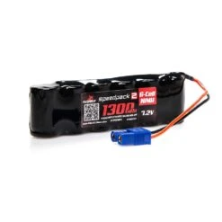 Dynamite Speedpack2 7.2V 1300mAh 6C Nimh, 2/3A Flat Battery With EC3 Connector