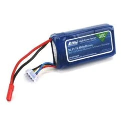 E-Flite LiPo Battery 450mAh 30C 11.1V (3S) With JST Connector