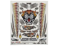 Firebrand RC Tiger Decal, 8.5X11", Orange (1/10 Scale)