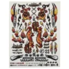 Firebrand RC Concept Dragon Decal (Orange) (8.5x11")