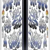 Firebrand RC Flames Ballers Multi-Fit Vinyl Decal Sheet, Blue (8.5x14")