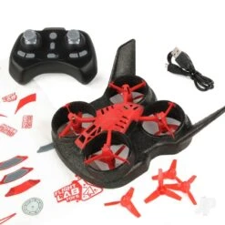 Flight Lab Toys HoverCross Drone/Hovercraft, RTF, Red -Toy Model Store flight lab toys fht fht1000 07