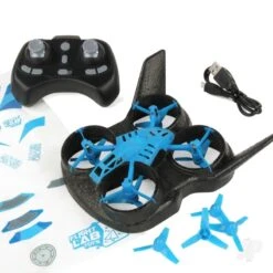 Flight Lab Toys HoverCross Drone/Hovercraft, RTF, Blue -Toy Model Store flight lab toys fht fht1001 03