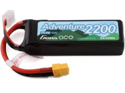 Gens Ace Adventure 2200mAh 3S1P 11.1V 60C Lipo Battery Pack With XT60