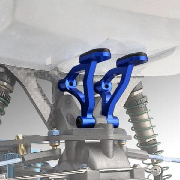 JConcepts Aluminum Rear Wing Mounts B44.1 Low Profile Blue 1 JConcepts Aluminum Rear Wing Mounts B44.1 Low Profile Blue