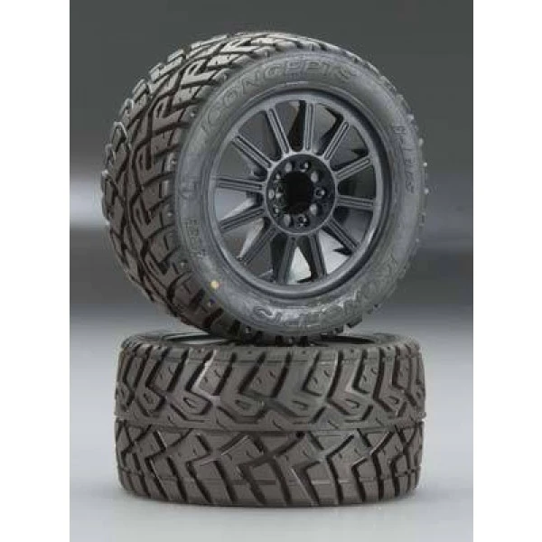 JConcepts G-Locs Mounted 2.8" Rear Wheels (E-Stampede/E-Rustler) (2) 1 JConcepts G-Locs Mounted 2.8" Rear Wheels (E-Stampede/E-Rustler) (2)