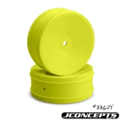 JConcepts 12mm Hex Bullet 60mm Front Wheels, Yellow (B6/B5/RB6) (4)