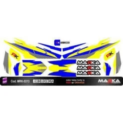 Jomurema Skin Adhesive 1/28 Jomurema Body, Blue/Yellow (JR-GT01)