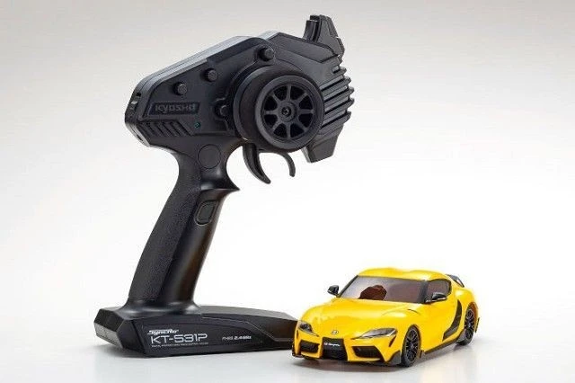 Kyosho MINI-Z AWD Toyota GR Supra TRD, Lightning Yellow 2 Kyosho MINI-Z AWD Toyota GR Supra TRD, Lightning Yellow - Image 2