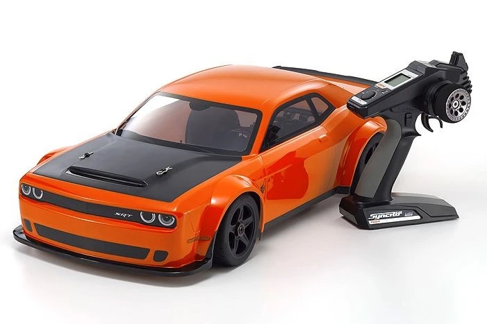Kyosho INFERNO GT2 VE Dodge Challenger SRT Demon, Go Mango 1 Kyosho INFERNO GT2 VE Dodge Challenger SRT Demon, Go Mango