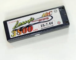 Larry's Performance RC LiPo Hard Case Battery 3800mAh 40C 7.4V (2S) With Traxxas Connector
