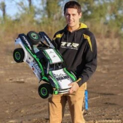 Super Baja Rey Brushless RTR 1/6 4WD Desert Truck With AVC, Black / Green 13 Super Baja Rey Brushless RTR 1/6 4WD Desert Truck With AVC, Black / Green -Toy Model Store losi los05013t1 04