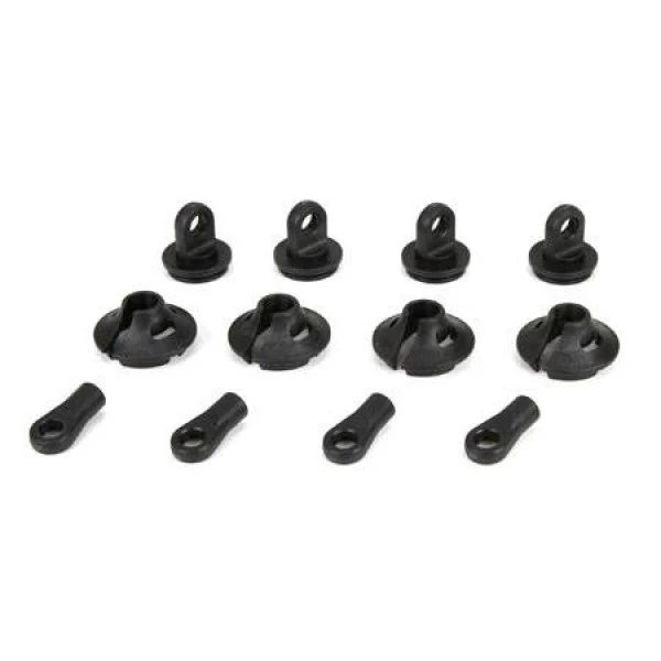 Losi Spring Cups/Clips/Shock Ends (1/5 4WD DB XL) (2) 1 Losi Spring Cups/Clips/Shock Ends (1/5 4WD DB XL) (2)