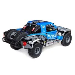 Losi 1/6 Super Baja Rey 2.0 4WD RTR Brushless Desert Truck, Brenthel, Blue -Toy Model Store losi los los05021t2 03