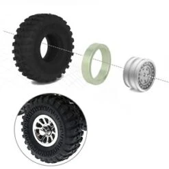 Panda Hobby Tetra18 X2T 1/18 4WD RTR Mini Crawler, Yellow/White -Toy Model Store panda hobby pht pht1804yw 09