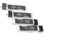 Power Hobby 1S 3.7V 250Mah 45C Lipo Battery (4)