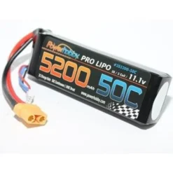 Powerhobby 5200mAh 11.1V 3S 50C LiPo Battery With Hardwired XT90 Connector