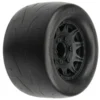 Pro-Line Prime 2.8" Street Tires Mounted On Raid Black 6x30 Wheels (Stampede 2wd/4wd) (2)