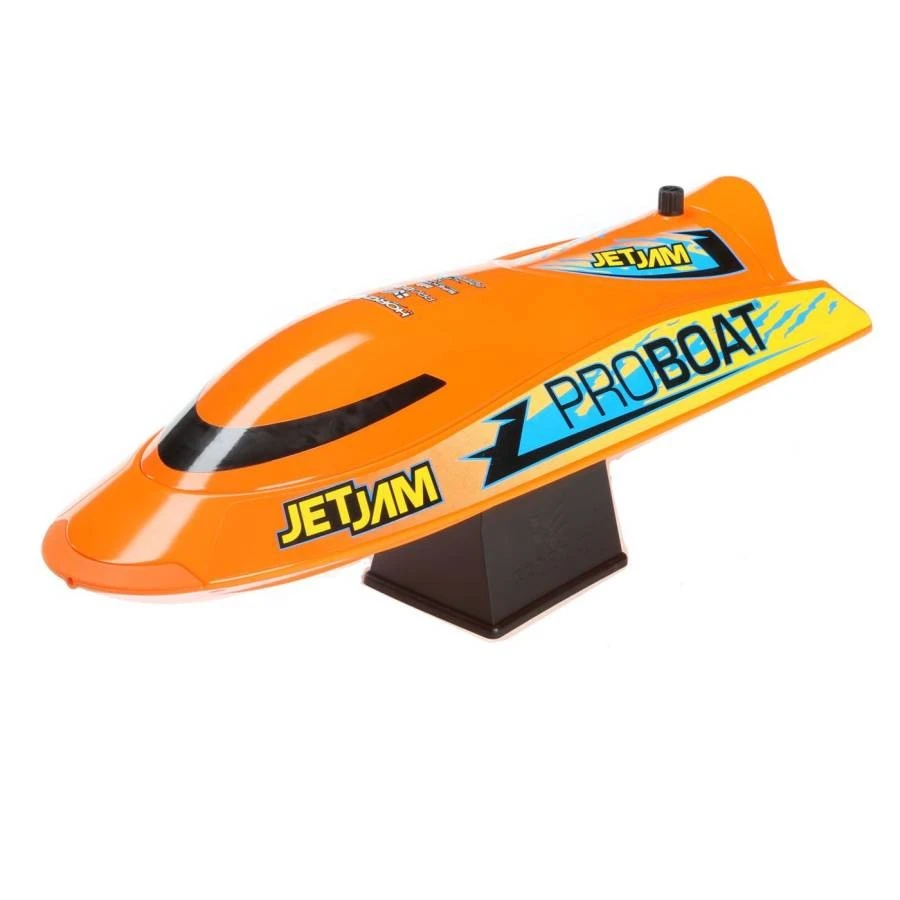 Jet Jam 12-inch RTR Pool Racer Jet Pump Boat, Orange 1 Jet Jam 12-inch RTR Pool Racer Jet Pump Boat, Orange