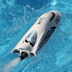 Jet Jam 12-inch Pool Racer, White: RTR -Toy Model Store pro boat prb08031t2 10