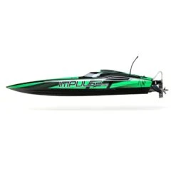 The Pro Boat Impulse 32" Brushless Deep-V RTR Boat With Smart, Black/Green -Toy Model Store pro boat prb prb08037t1 10
