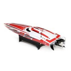 The Pro Boat Impulse 32" Brushless Deep-V RTR Boat With Smart, White/Red -Toy Model Store pro boat prb prb08037t2 09