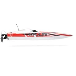 The Pro Boat Impulse 32" Brushless Deep-V RTR Boat With Smart, White/Red -Toy Model Store pro boat prb prb08037t2 10