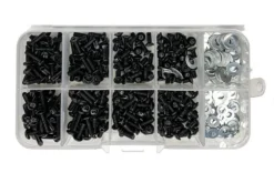 Racer's Edge 1/10 High Strength Steel Screw Assortment Box (300 Pcs)