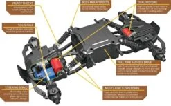 Danchee Trail Hunter Pro RTR 1/12 4WD Crawler With Hill Braking, Blue -Toy Model Store redcat racing rerdancheeblue 05