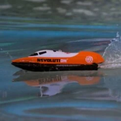 Roguewave RTR 10" F1 Self-Righting Tunnel Hull Boat, Orange -Toy Model Store revolution rvos01002t1 05