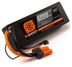 Spektrum 7.4V 5000mAh 2S 30C Smart Hardcase LiPo Battery With IC5 Connector
