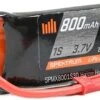 Spektrum 800mAh 1S 3.7V 30C Lipo Battery With JST Connector
