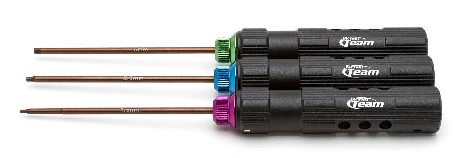 Team Associated Factory Team Hex Driver Tool Set (3) 1 Team Associated Factory Team Hex Driver Tool Set (3)