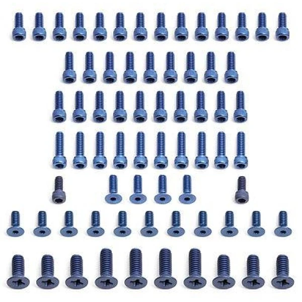 Team Associated Aluminum Factory Team Lightweight Screw Set, GT 1 Team Associated Aluminum Factory Team Lightweight Screw Set, GT