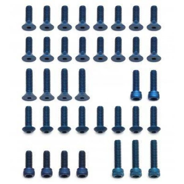 Team Associated Aluminum B44.2 Factory Team Screw Kit 1 Team Associated Aluminum B44.2 Factory Team Screw Kit