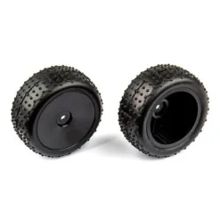 Team Associated Rear Wide Mini Pin Tires, Mounted (2)