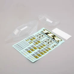 TLR Light Weight Clear Body & Wing, With Stickers (22 4.0)