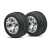 Traxxas Front Alias 2.8" Ribbed Tires/All-Star Wheels, Assembled (2)