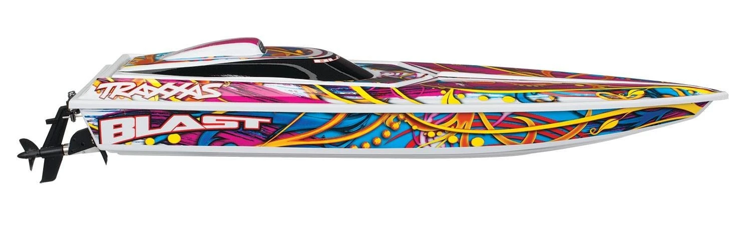 Traxxas Blast High Performance Race Boat With TQ 2.4GHz Radio System RTR Multi Color 3 Traxxas Blast High Performance Race Boat With TQ 2.4GHz Radio System RTR Multi Color - Image 3