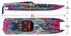 M41 40" Race Boat With TSM And TQi 18 M41 40" Race Boat With TSM And TQi -Toy Model Store traxxas tra57046 4 09