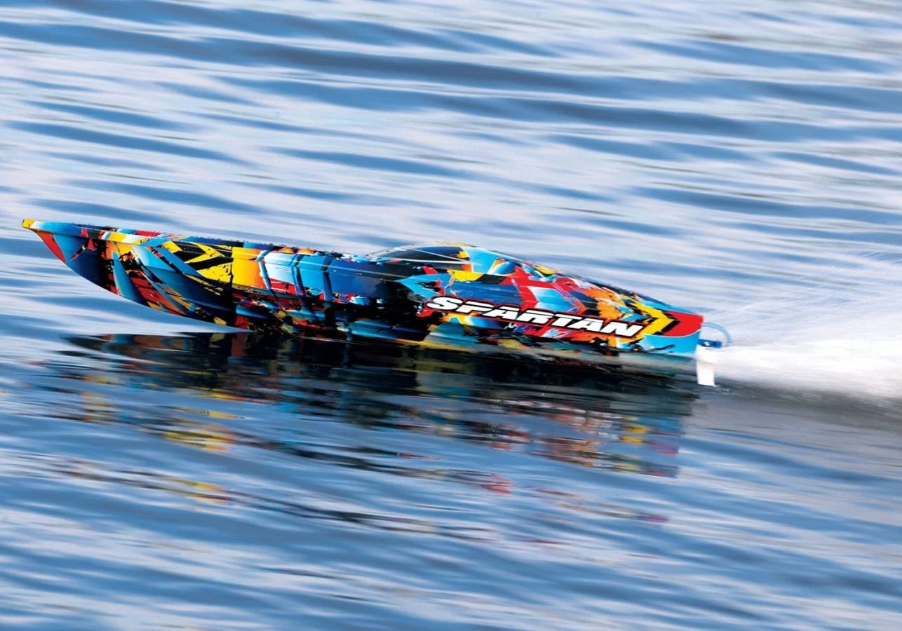 Spartan 1/10 Brushless Electric 36" Race Boat, Rock N Roll 8 Spartan 1/10 Brushless Electric 36" Race Boat, Rock N Roll - Image 8