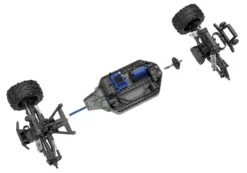 Traxxas Rustler Stadium Truck 4X4 VXL Brushless RTR 1/10 4WD (green) -Toy Model Store traxxas tra67076 4 grn 07